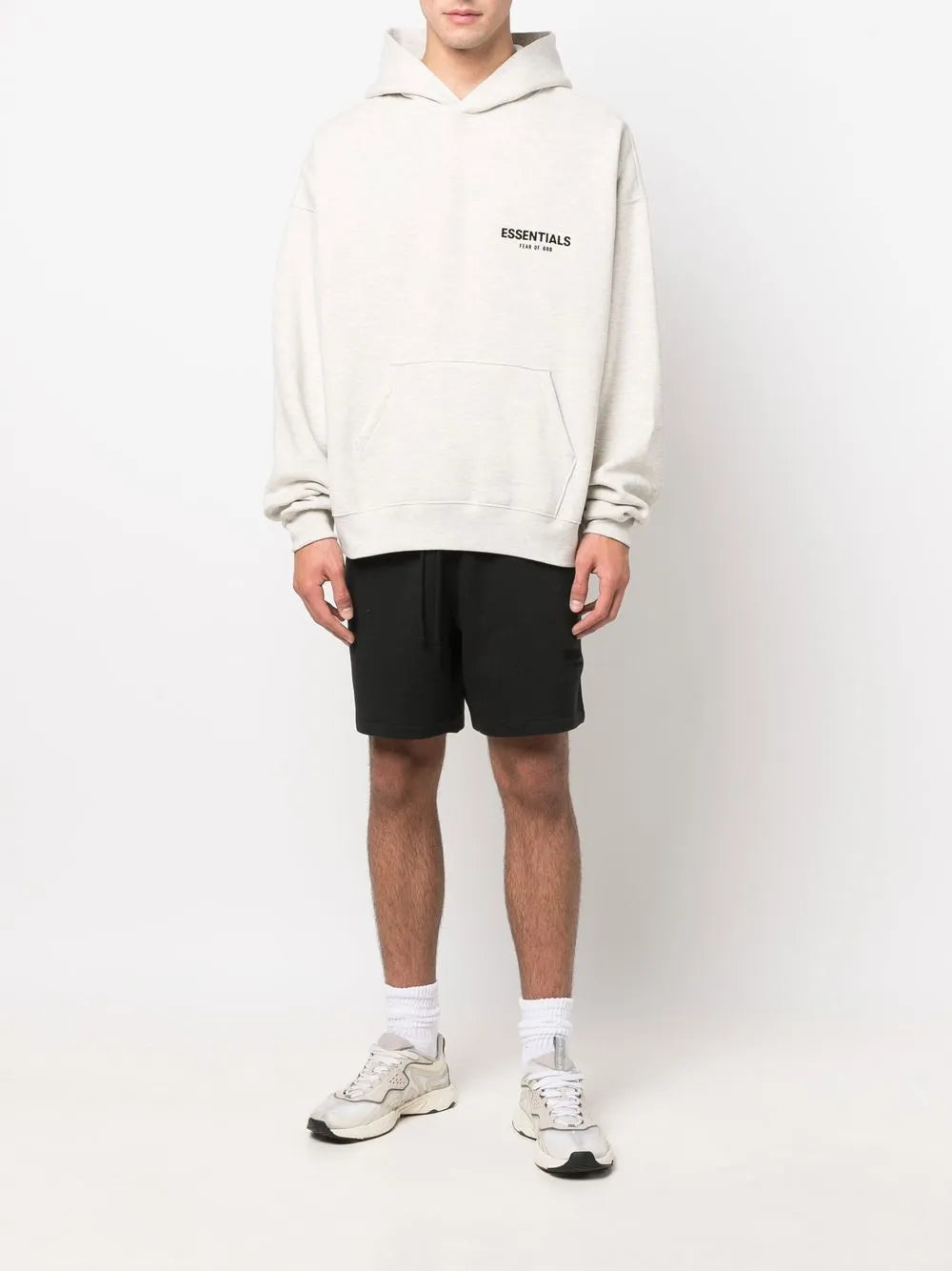 Hoodie Essentials Gris Claro