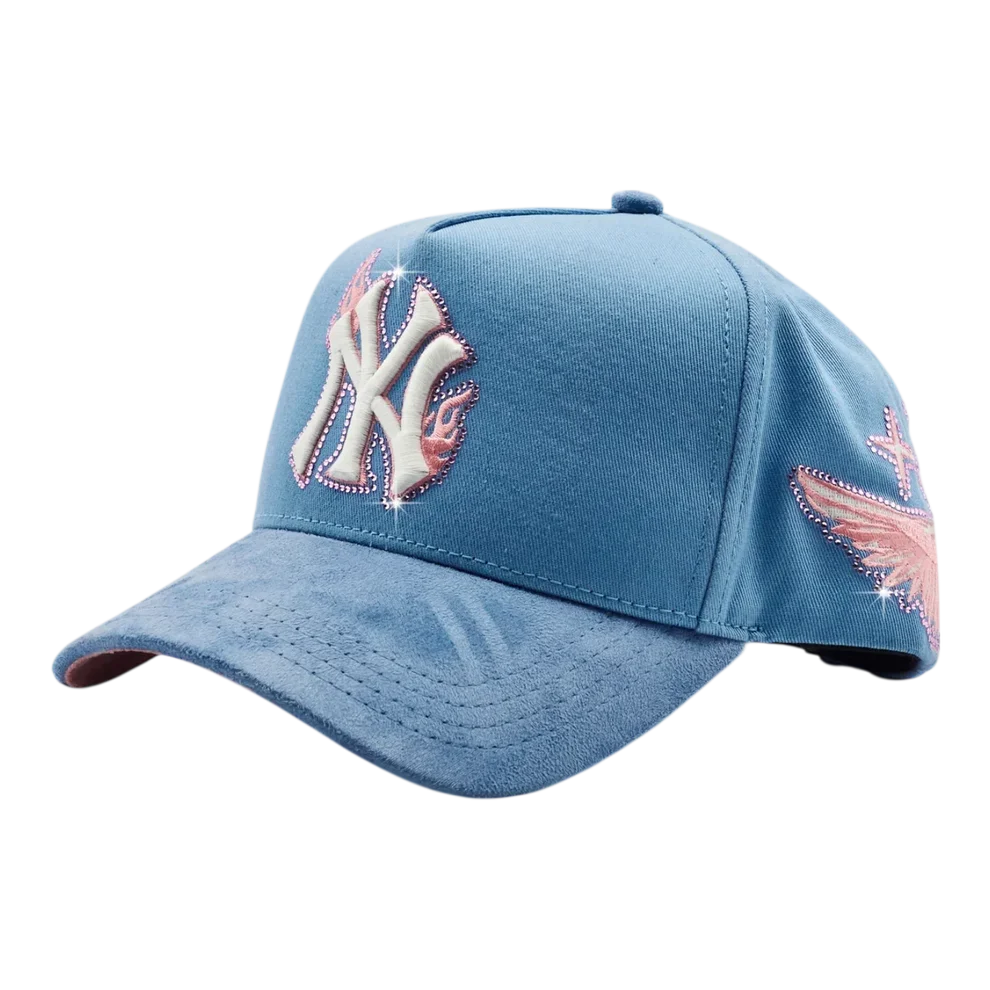GORRA DREAMER HATS “NY Flames Baby Blue”