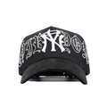 GORRA 31 HATS NY CRYSTAL BLACK WHITE