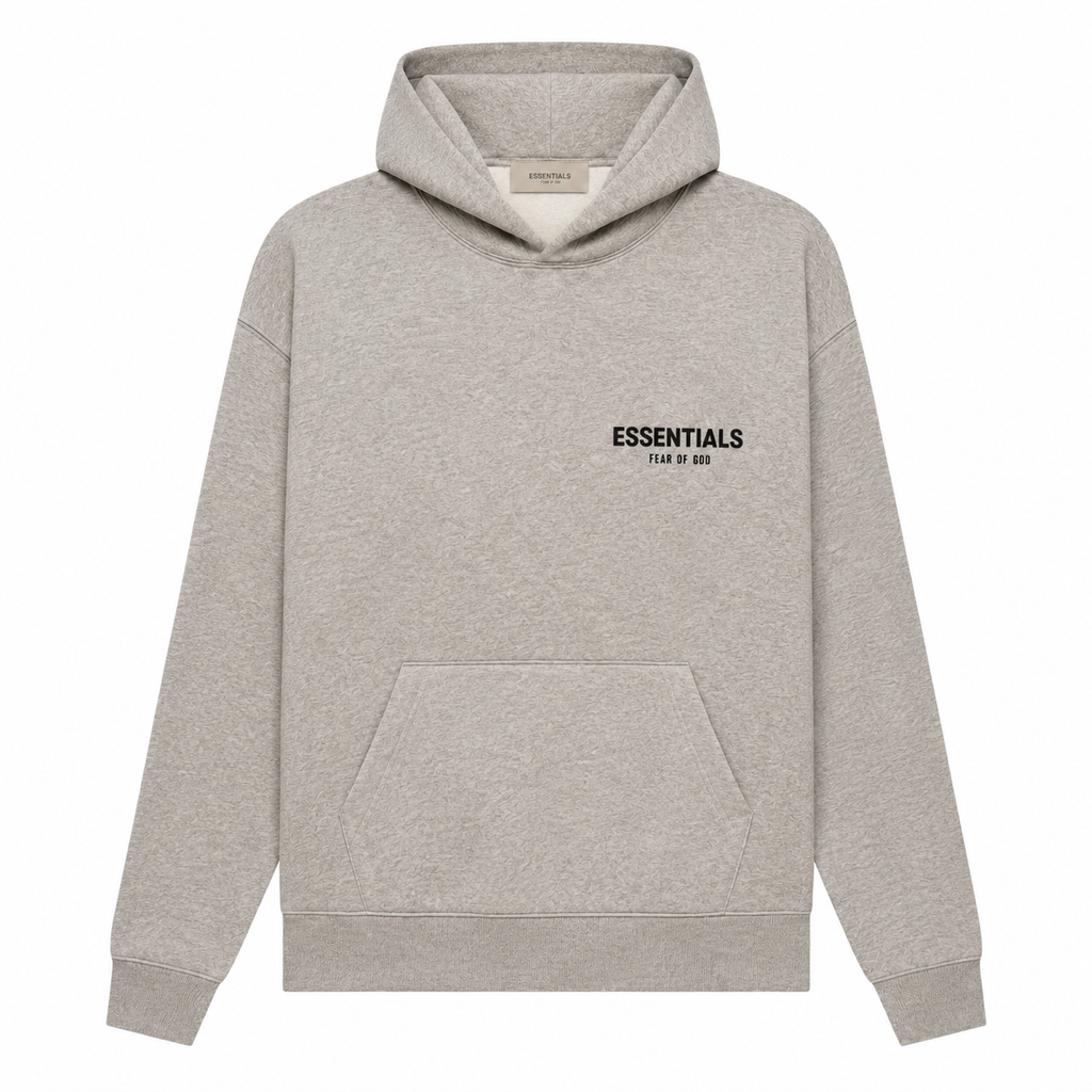 Hoodie Essentials Gris Obscuro
