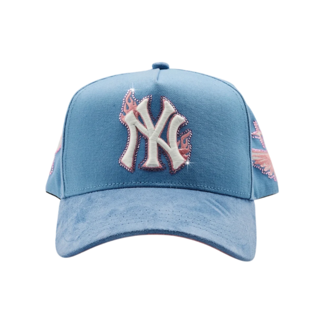 GORRA DREAMER HATS “NY Flames Baby Blue”