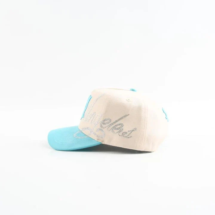GORRA MOMM HATS "La Blue Diamond"