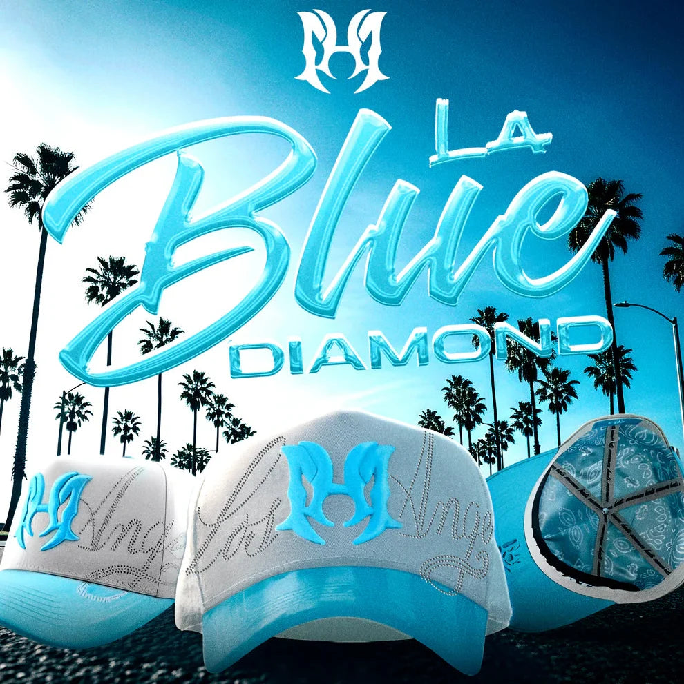 GORRA MOMM HATS "La Blue Diamond"